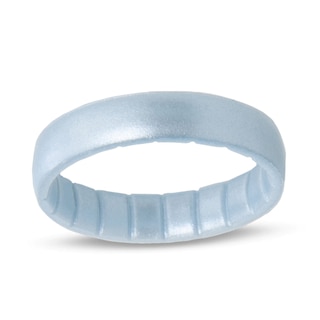 Zales Enso Rings Contour Elements Collection - 7.24mm Platinum Silicone Band