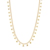 Thumbnail Image 1 of Dangle Choker Necklace in 10K Gold - 16&quot;