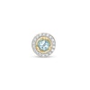 Thumbnail Image 1 of Swiss Blue Topaz and Diamond Accent Frame Charm in 10K Gold