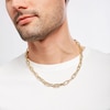 Thumbnail Image 2 of 2.5mm Paper Clip Link Chain Necklace in Hollow 10K Gold - 20&quot;