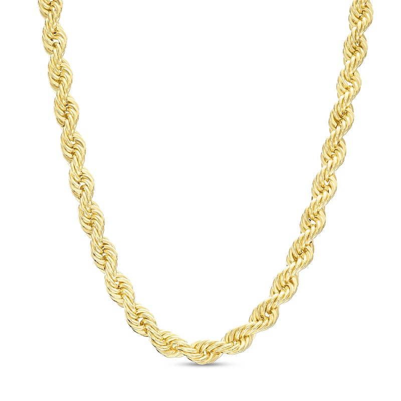 Main Image 1 of 2.7mm Rope Chain Necklace in Hollow 14K Gold - 20&quot;