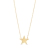 Thumbnail Image 1 of Mini Star Disc Necklace in 14K Gold