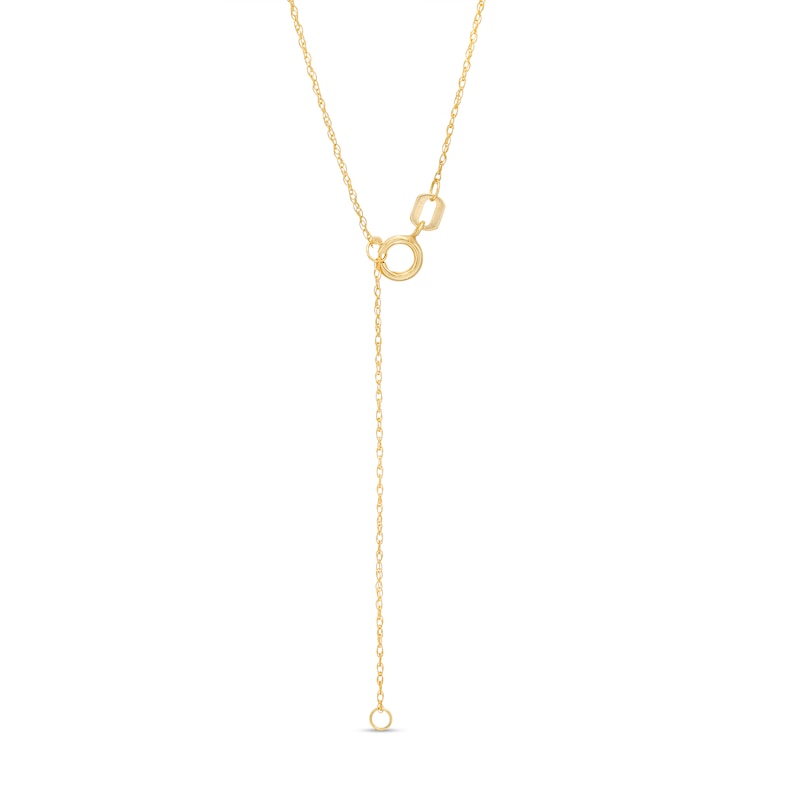 Main Image 3 of Mini Star Disc Necklace in 14K Gold