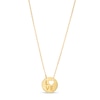 Thumbnail Image 1 of Mini Cut-Out Heart &quot;LOVE&quot; Disc Necklace in 14K Gold