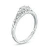 Thumbnail Image 3 of 1/10 CT. T.W. Diamond Three Stone Promise Ring in 10K White Gold