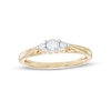 Thumbnail Image 1 of 1/10 CT. T.W. Diamond Three Stone Promise Ring in 10K Gold