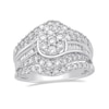 Thumbnail Image 1 of 1-1/2 CT. T.W. Multi-Diamond Multi-Row Ring in 10K White Gold