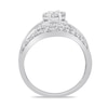 Thumbnail Image 3 of 1-1/2 CT. T.W. Multi-Diamond Multi-Row Ring in 10K White Gold