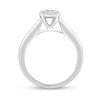 Thumbnail Image 3 of 1/3 CT. T.W. Diamond Frame Engagement Ring in 10K White Gold