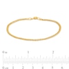 Thumbnail Image 3 of Child's 2.2mm Cuban Curb Chain Bracelet in Hollow 14K Gold – 6.0&quot;