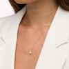 Thumbnail Image 2 of 6.0mm Freshwater Cultured Pearl and 1/20 CT. T.W Diamond Pendant in 10K Gold