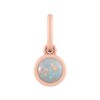 4.0mm Lab-Created Opal Charm (Metal Color)