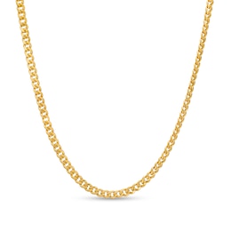 Child's 2.2mm Cuban Curb Chain Necklace in Hollow 14K Gold – 13&quot;