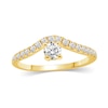 Thumbnail Image 0 of 1/2 CT. T.W. Diamond Contour Anniversary Band in 14K Gold