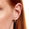 Thumbnail Image 2 of 15.0mm Tube Hoop and 4.0mm Ball Stud Two Pair Earrings Set in 14K Gold