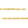 Thumbnail Image 1 of 4.0mm Glitter Rope Chain Bracelet in Hollow 10K Gold – 7.5"