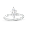1-1/2 CT. Certified Marquise Lab-Created Diamond Solitaire Engagement Ring In 14K White Gold (F/VS2)