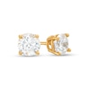 Thumbnail Image 1 of 1 CT. T.W. Diamond Solitaire Stud Earrings in 14K Gold (J/I3)