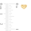 Thumbnail Image 1 of Child's 3.0mm Cubic Zirconia and Puff Heart Two Pair Stud Earrings Set in 14K Gold