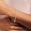 Thumbnail Image 1 of Men's 4.0mm Diamond-Cut Glitter Rope Chain Bracelet in Solid 10K Gold – 8.5"