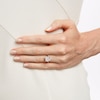 Thumbnail Image 2 of 4 CT. Certified Princess-Cut Lab-Created Diamond Solitaire Engagement Ring in 14K White Gold (F/VS2)