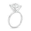 Thumbnail Image 3 of 4 CT. Certified Princess-Cut Lab-Created Diamond Solitaire Engagement Ring in 14K White Gold (F/VS2)