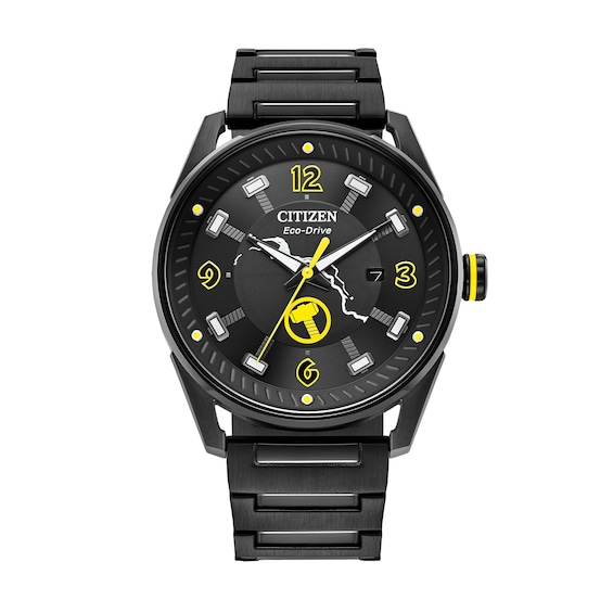 Men's Citizen Eco-DriveÂ® Â©MARVEL Avengers Thor Black Watch (Model: BM6987-50W)