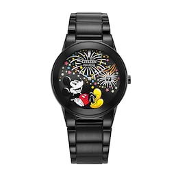 Citizen Eco-Drive® Mickey Mouse & Friends Fiesta Black Watch (Model: AU1095-57W)