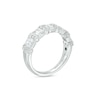 Thumbnail Image 3 of Vera Wang Love Collection 1-1/2 CT. T.W. Certified Lab-Created Diamond Alternating Anniversary Band in 14K White Gold (F/VS2)