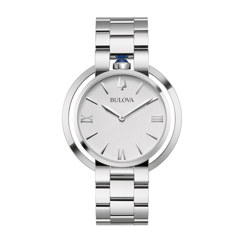 Main Image 1 of Ladies' Bulova Classic Rubaiyat Watch with White Dial (Model: 96L306)