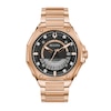 Thumbnail Image 1 of Men's Bulova Precisionist X Diamond Accent Rose-Tone Watch with Black Dial (Model: 97D129)