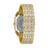 Thumbnail Image 3 of Men's Bulova Octava Crystal Gold-Tone Watch with Octagonal Silver-Tone Dial (Model: 98A295)