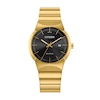 Thumbnail Image 1 of Ladies' Citizen Eco-Drive® Modern Gold-Tone Watch with Black Dial (Model: EW2672-58E)