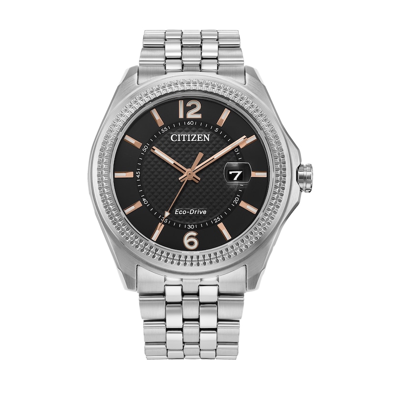 Men's Citizen Eco-Drive® Corso Classic Watch with Black Dial (Model: AW1740-54H)