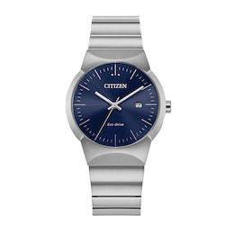 Ladies' Citizen Eco-Drive® Modern Watch with Blue Dial (Model: EW2670-53L)