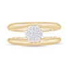 Thumbnail Image 3 of 1/4 CT. T.W. Multi-Diamond Open Shank Ring in 10K Gold