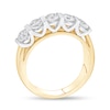 Thumbnail Image 2 of 1 CT. T.W. Diamond Five Stone Anniversary Band in 14K Two-Tone Gold