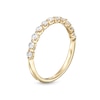 Thumbnail Image 2 of 1/2 CT. T.W. Diamond Eleven Stone Station Wedding Band in 14K Gold