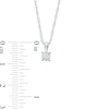 Thumbnail Image 3 of 1/3 CT. T.W. Diamond Solitaire Pendant and Stud Earrings Set in Sterling Silver (J/I3)