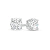 Thumbnail Image 1 of 1-1/4 CT. T.W. Certified Lab-Created Diamond Solitaire Stud Earrings in 14K White Gold (I/SI2)