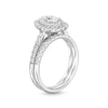 Thumbnail Image 3 of 1-1/2 CT. T.W. Pear-Shaped Diamond Frame Bridal Set in 14K White Gold (I/I1)