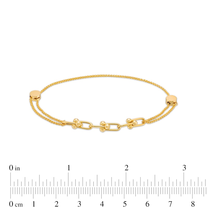 Main Image 3 of Link Bolo Bracelet in 10K Gold – 9&quot;