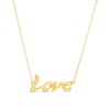 Thumbnail Image 0 of "Love" Script Necklace in 10K Gold