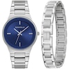 Thumbnail Image 1 of Men's Caravelle by Bulova Watch with Blue Dial and Bracelet Box Set (Model: 43K101)