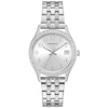 Thumbnail Image 3 of Ladies' Caravelle by Bulova Crystal Accent Watch with Silver-Tone Dial and Bracelet Box Set (Model: 43X104)