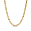 Thumbnail Image 1 of Oro Diamante™ Diamond-Cut 5.5mm Wheat Chain Necklace in Hollow 14K Two-Tone Gold – 22&quot;