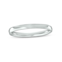 2.0mm Polished Anniversary Band in Platinum