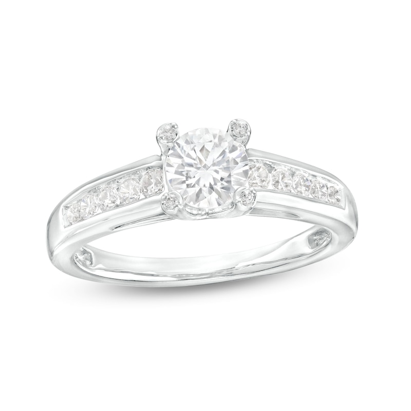 1 CT. T.W. Certified Lab-Created Diamond Engagement Ring in 14K White ...