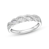 Thumbnail Image 1 of 1/4 CT. T.W. Diamond Edge Cascading Waves Band in 10K White Gold