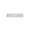 Thumbnail Image 4 of 1/4 CT. T.W. Diamond Edge Cascading Waves Band in 10K White Gold